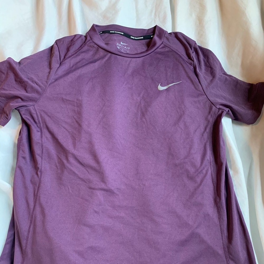 Purple dri fit Nike shirt
